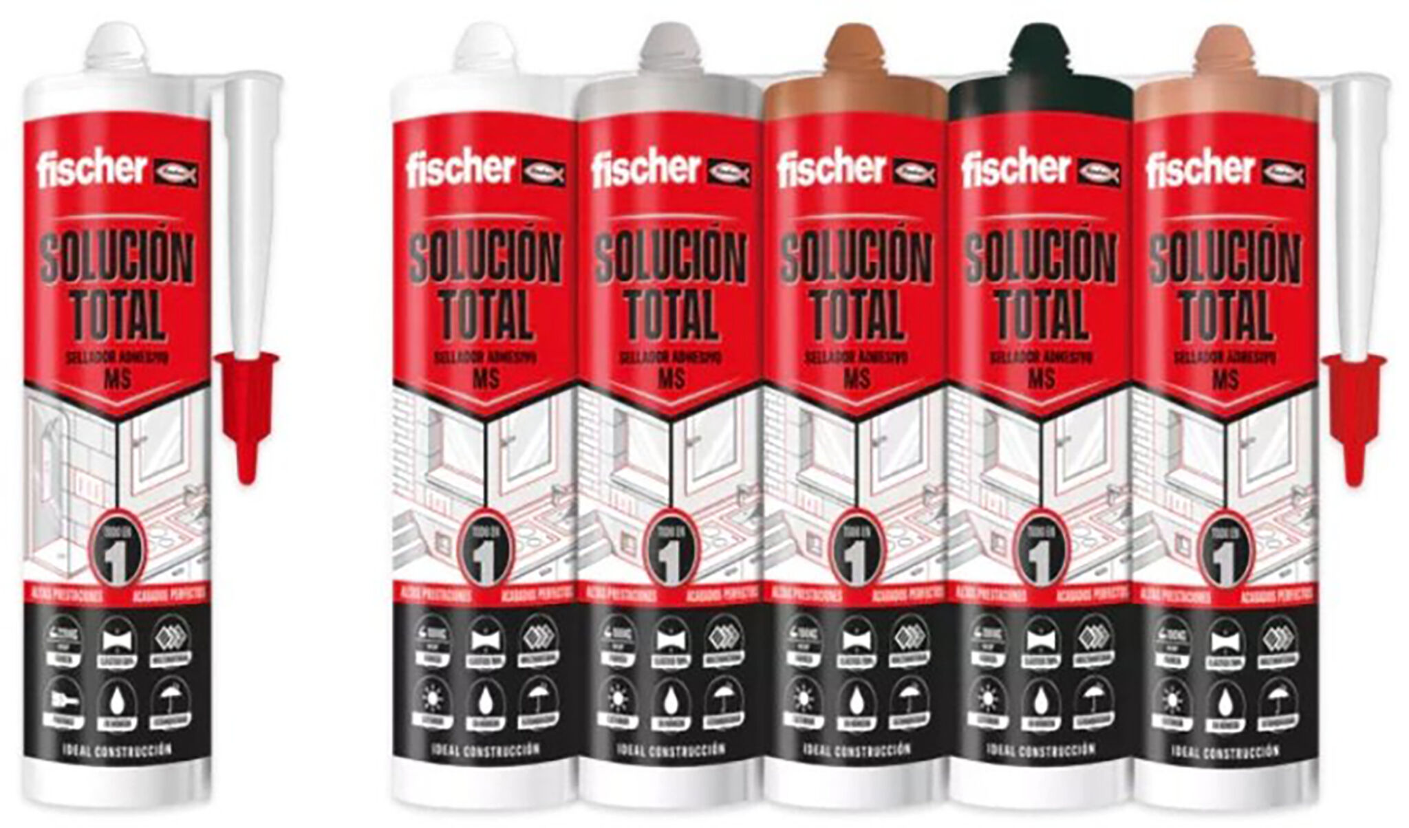 Adesivo e selante elástico fischer - Solução Total